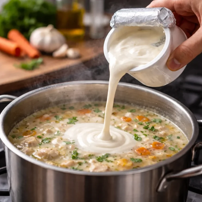 Dolewanie śmietany do gorącej zupy — jak używać śmietany po otwarciu