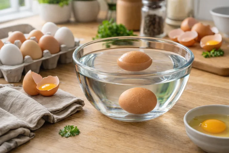 Jak sprawdzić świeżość jajek w domu za pomocą testu w wodzie w szklanej misce