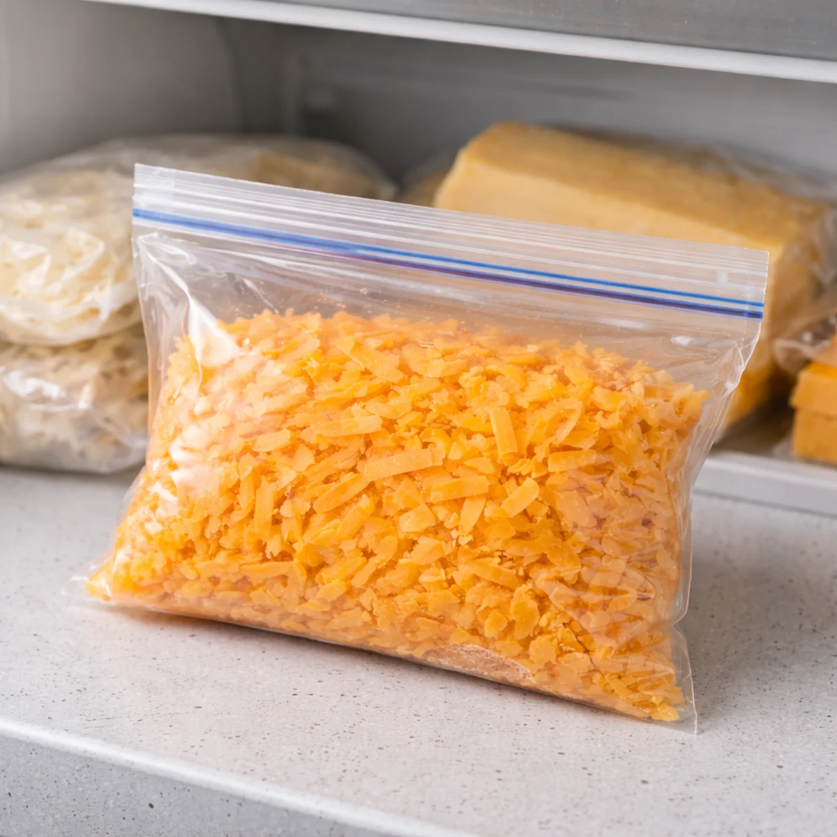 Starty ser w woreczku podczas rozmrażania w lodówce